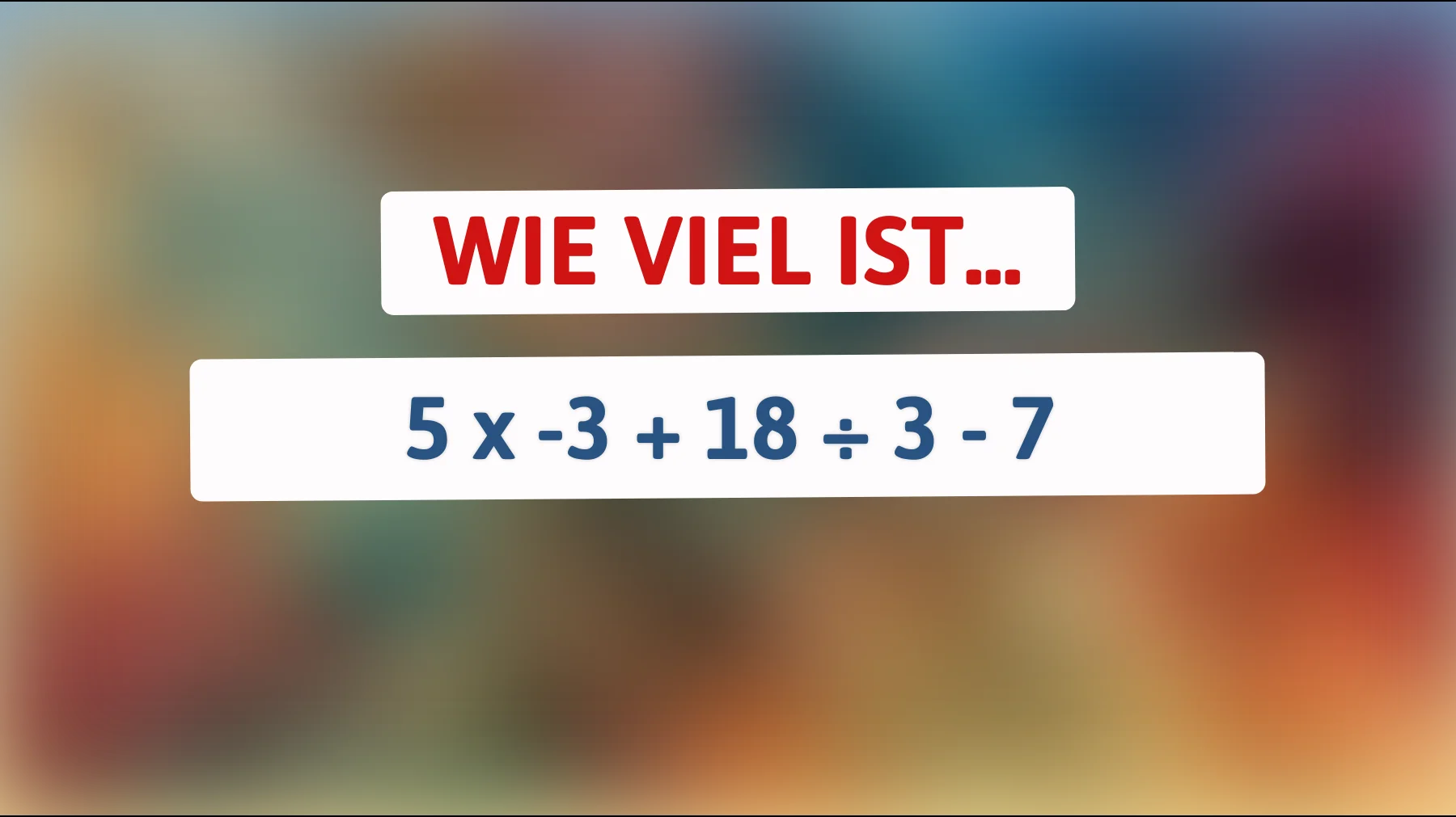 Nur 1% der Menschen können dieses knifflige Mathe-Rätsel lösen: Bist du schlau genug?"