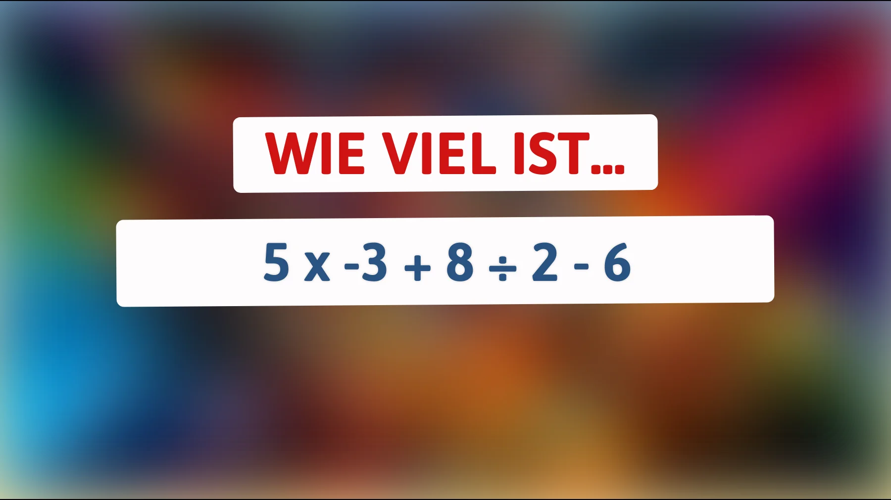 Nur wahre Mathe-Genies knacken es: Kannst du diese knifflige Gleichung lösen?"